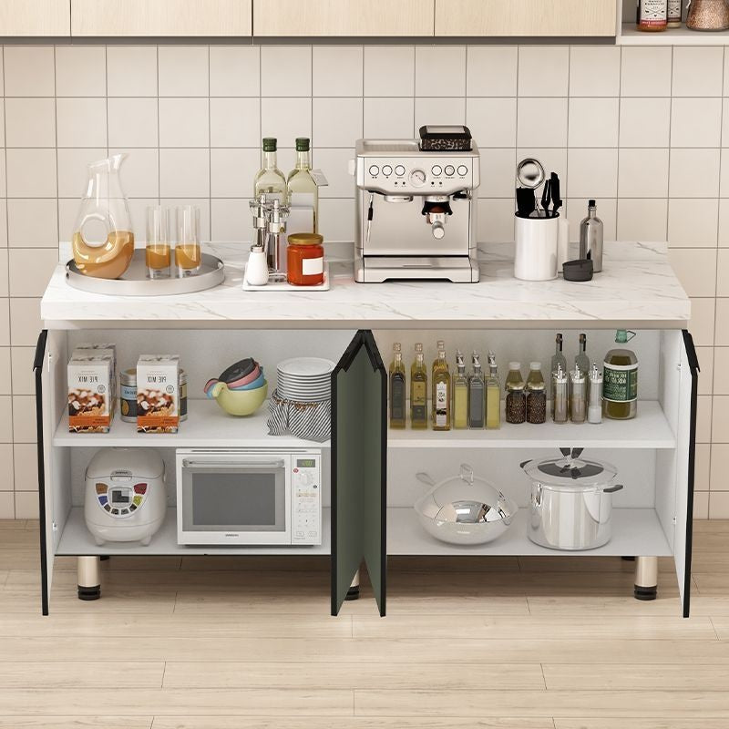 QW- Kabinet dapur, meja kerja pulau, kabinet simpanan dapur 