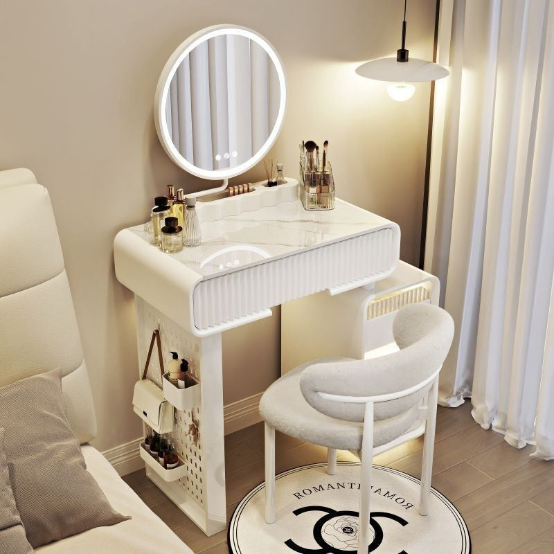 Bedroom Modern Simple Storage Cabinet Solid Wood Dressing Table