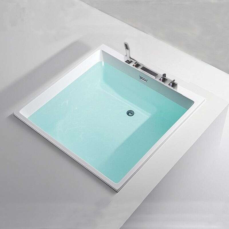 Tab mandi akrilik terbenam QW- Terbenam Tab mandi akrilik terbenam untuk kegunaan rumah
