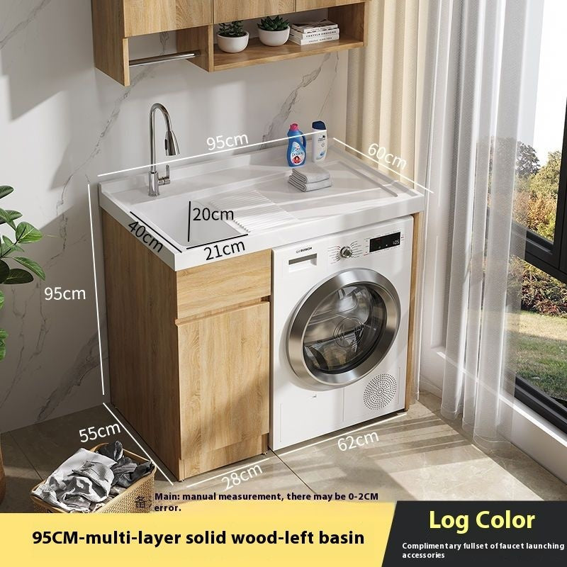 QW- Bathroom cabinet and bathroom sink set