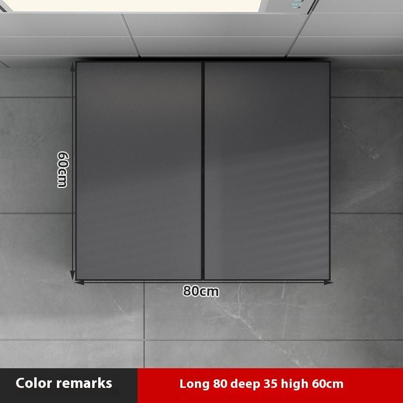 Kabinet Penyimpanan Dapur Gantung Aloi Aluminium QW- Kalis Air 