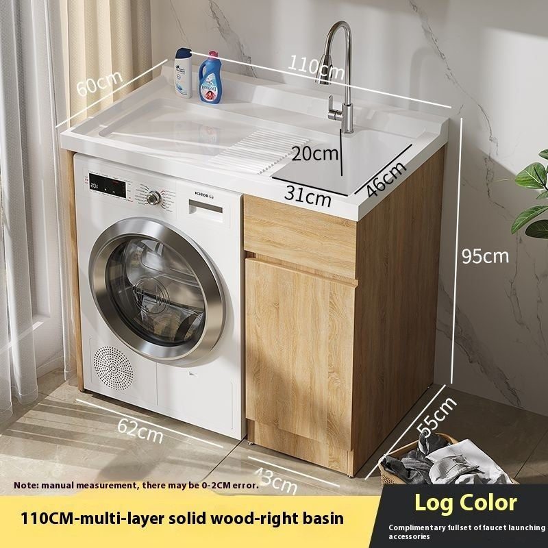 QW- Bathroom cabinet and bathroom sink set