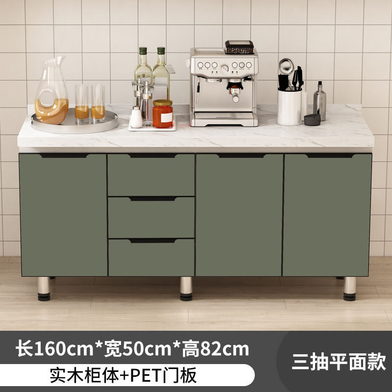 QW- Kabinet dapur, meja kerja pulau, kabinet simpanan dapur 