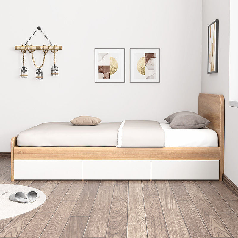Single 1.2 meters 1 meter modern simple home economical storage children's mattress low bed