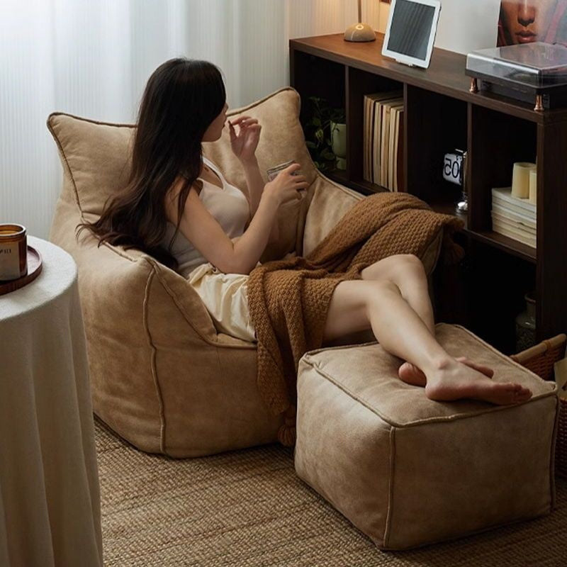 Tikar Tatami Gaya Amerika Ringkas Ruang Tamu Angin Tunggal Katil Sofa Malas Tikar Tatami Melantun Tinggi Tidak Kendur Permukaan Lilin Minyak