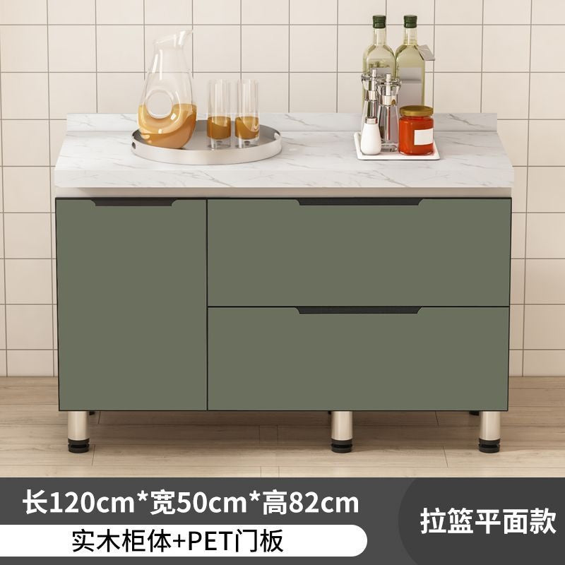 QW- Kabinet dapur, meja kerja pulau, kabinet simpanan dapur 