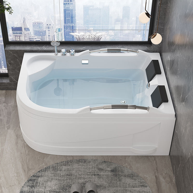QW- Double Acrylic Heated Temperature Massage Bathtub