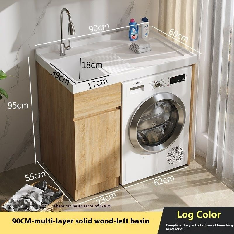 QW- Bathroom cabinet and bathroom sink set