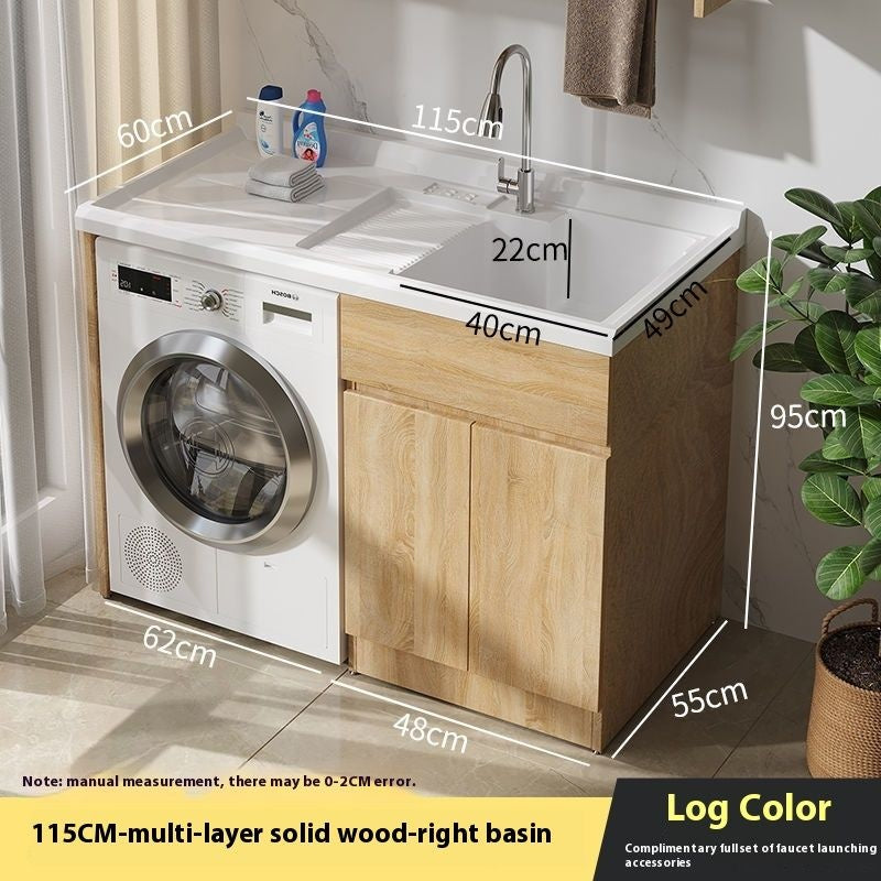 QW- Bathroom cabinet and bathroom sink set