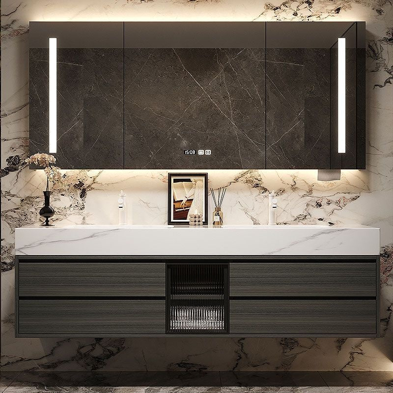 QW- Custom-madeBathroom CounterBathroom Storage CabinetSmart Mirror CabinetBathroom Basin