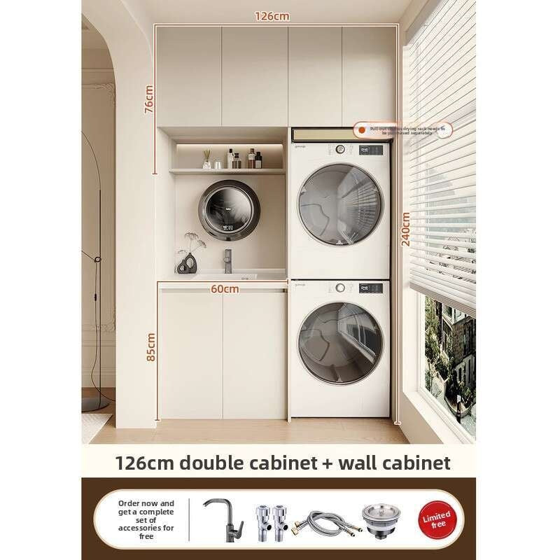 Kabinet Penyimpanan Bilik Tidur Balkoni Aluminium QW-