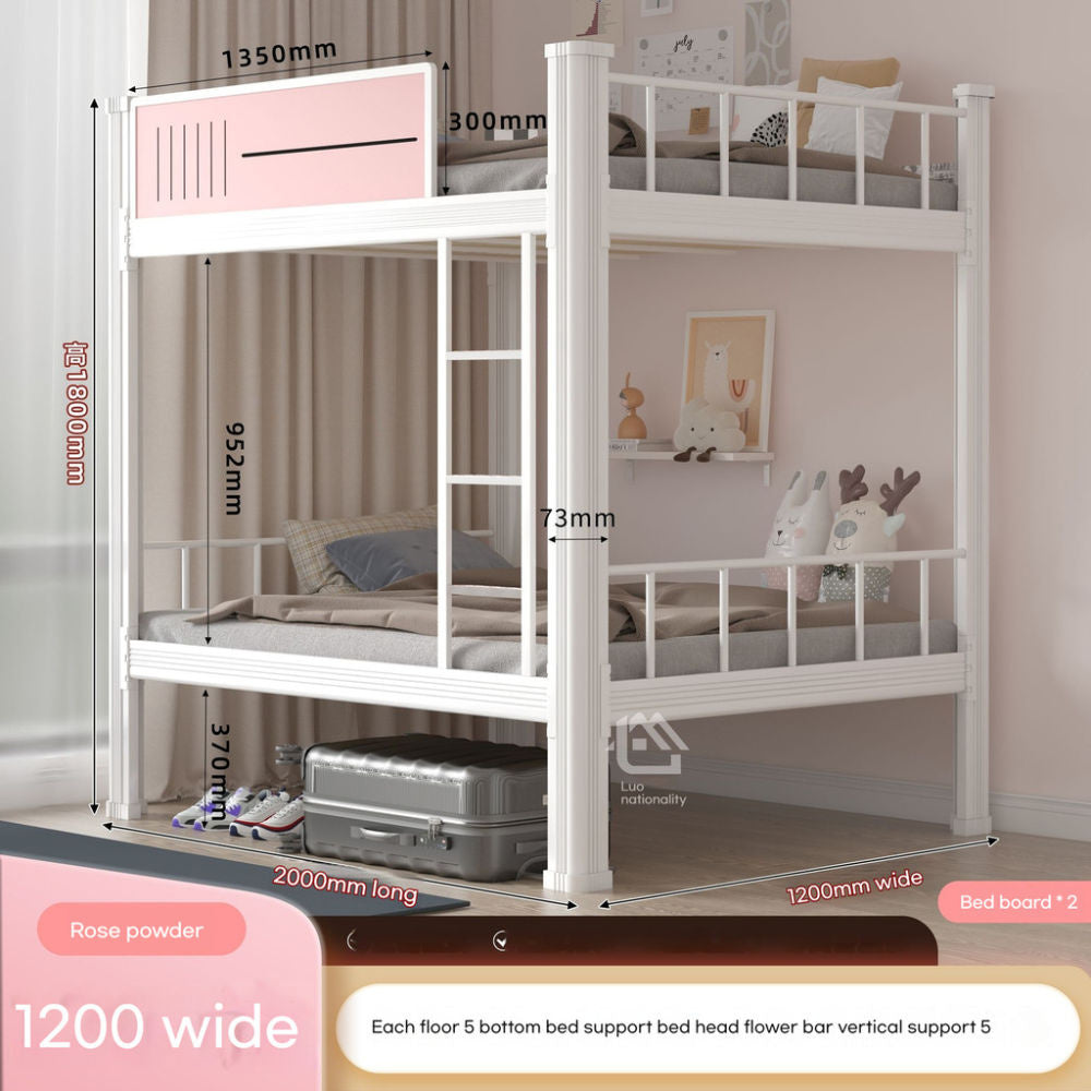 Upper bunk upper lower double beds, apartment shelves, high and low steel shelves