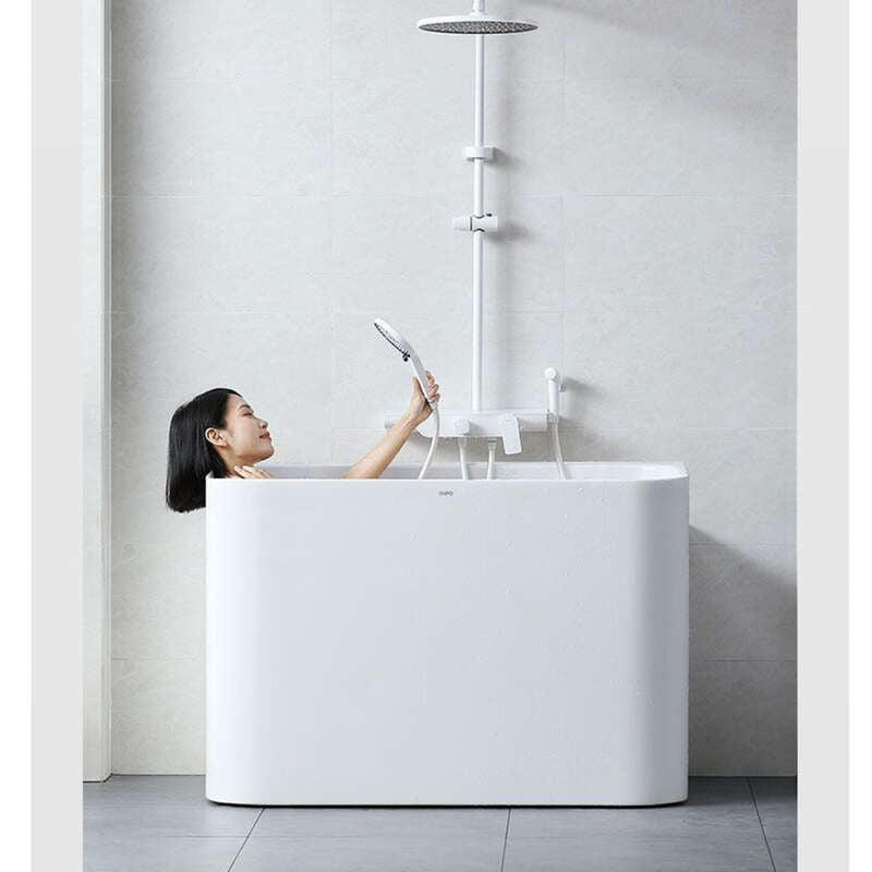QW- Small Acrylic Spa Heating Bathtub