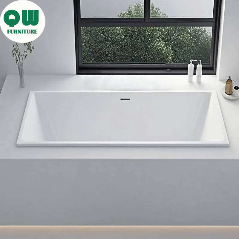 QW- EmbeddedEmbedded Embedded acrylic bathtub Bathtub for home use