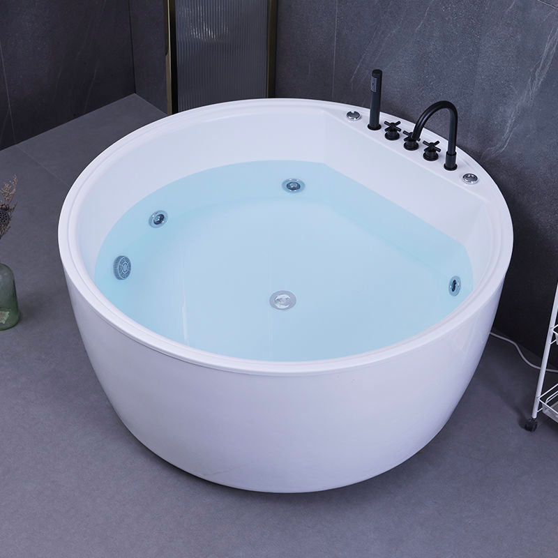 QW- Round Acrylic Bathtub, Surfing Bathtub