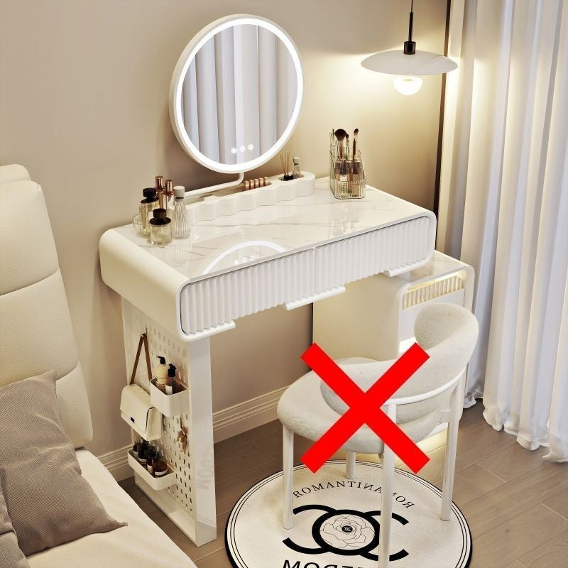 Bedroom Modern Simple Storage Cabinet Solid Wood Dressing Table