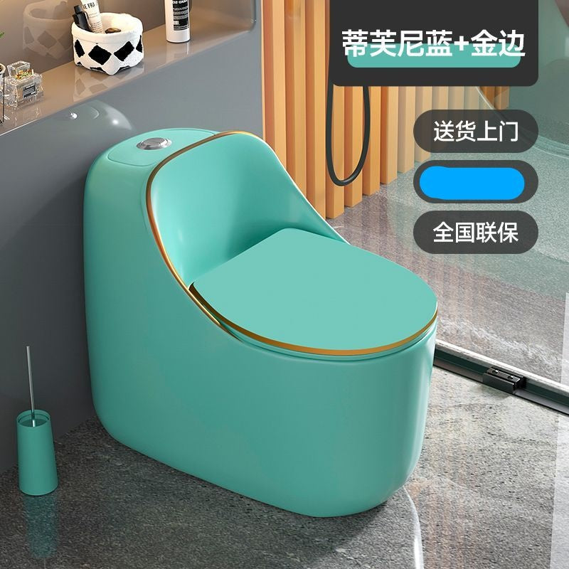 QW- Bathroom Cleaning Ceramic Colorful Toilet Bowl