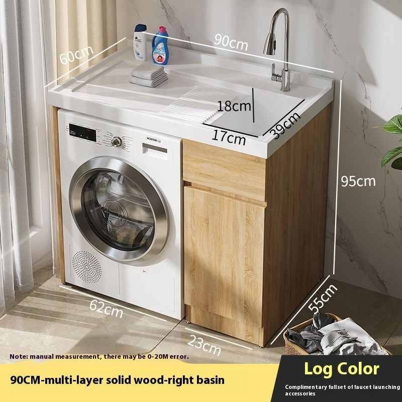 QW- Bathroom cabinet and bathroom sink set