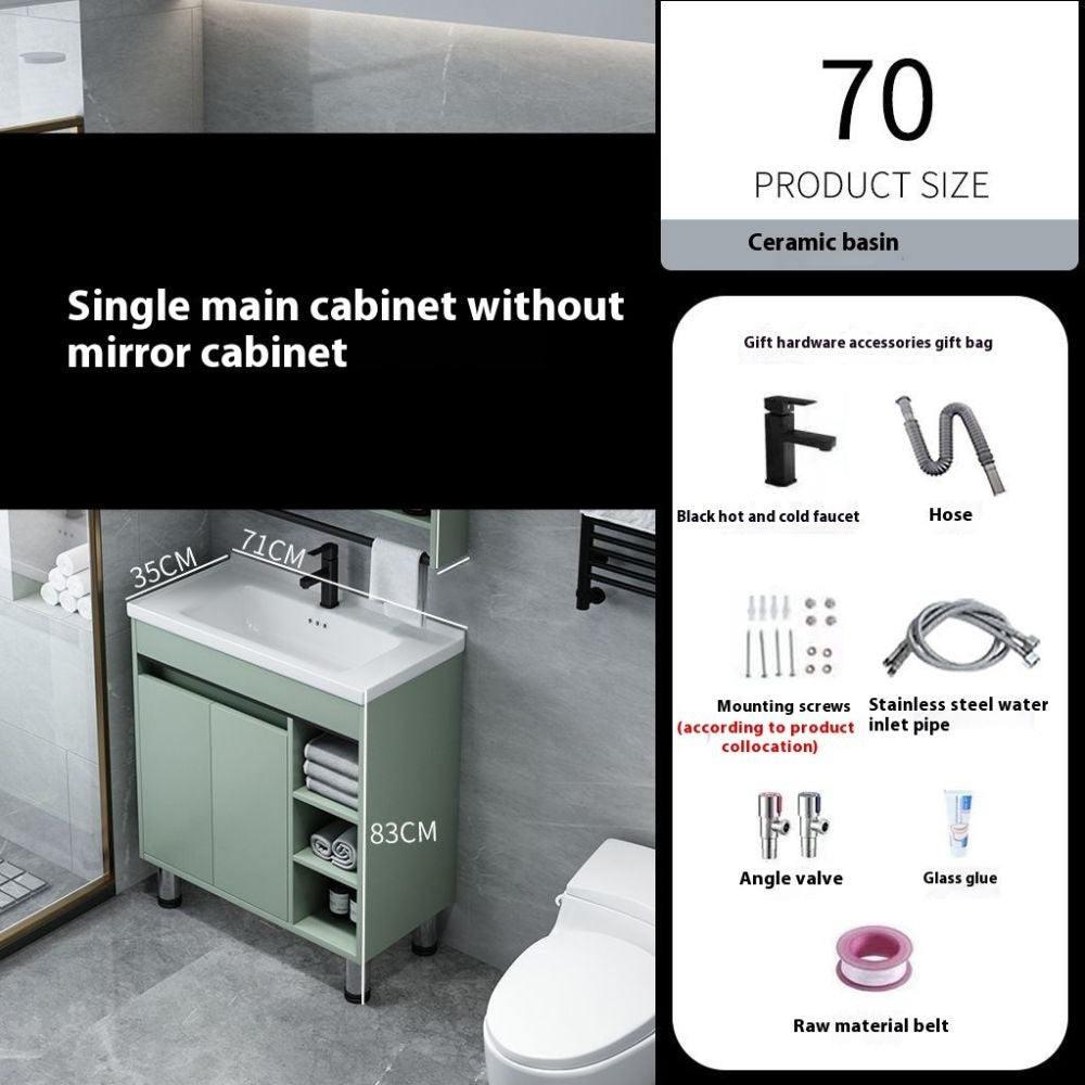 QW- Kabinet simpanan paling sempit Cermin pintar di bilik mandi Set sinki bilik mandi 