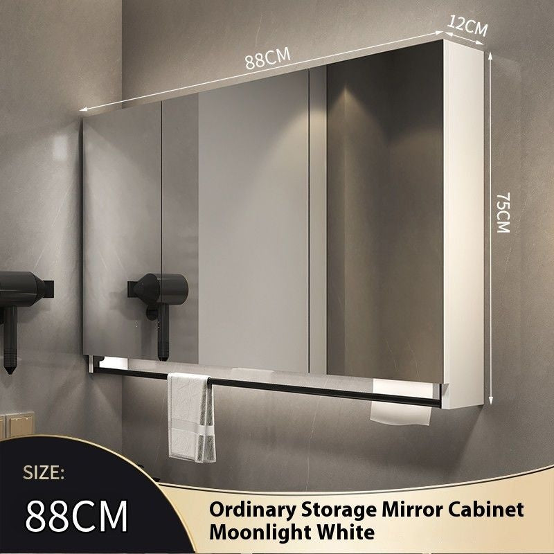 QW- Made of Real Wood Smart Mirror in the Bathroom Storage Cabinet