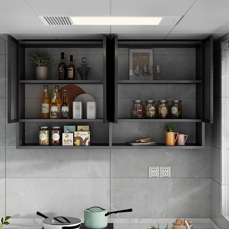 Kabinet Penyimpanan Dapur Gantung Aloi Aluminium QW- Kalis Air 