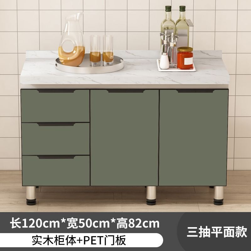 QW- Kabinet dapur, meja kerja pulau, kabinet simpanan dapur 