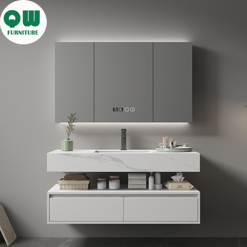QW- Smart Mirror for Storage Cabinet Bathroom Sink Set