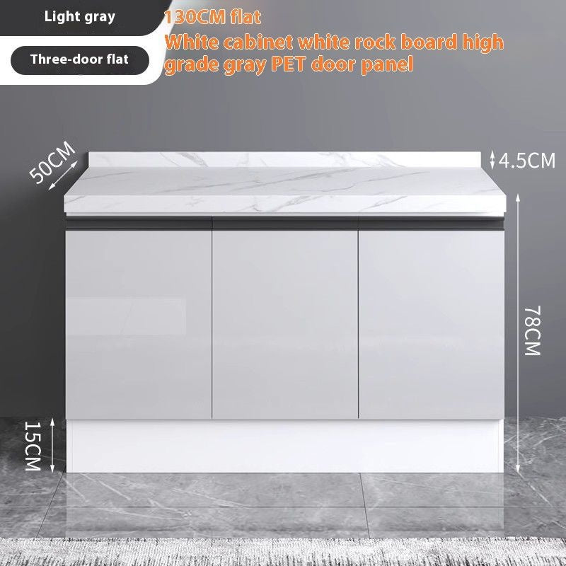 QW- Aluminum Alloy Kitchen Storage Cabinet with Free Sink