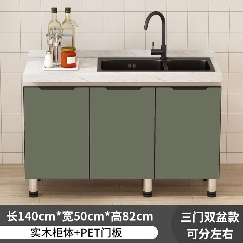 QW- Kabinet dapur, meja kerja pulau, kabinet simpanan dapur 