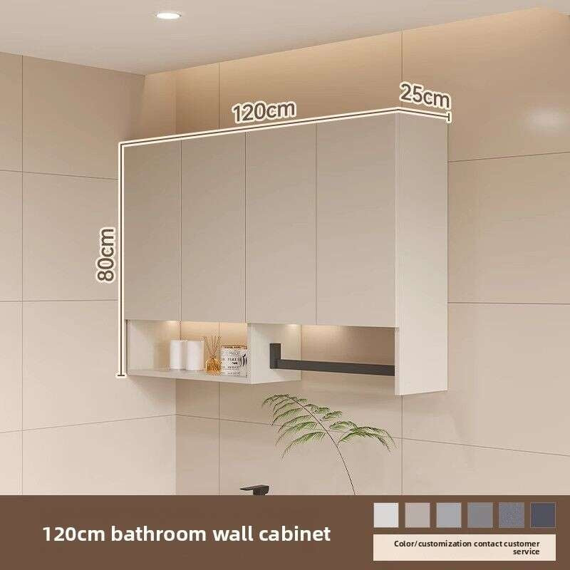 Kabinet Gantung Aluminium QW- Balkoni dinding Kabinet simpanan bilik mandi 