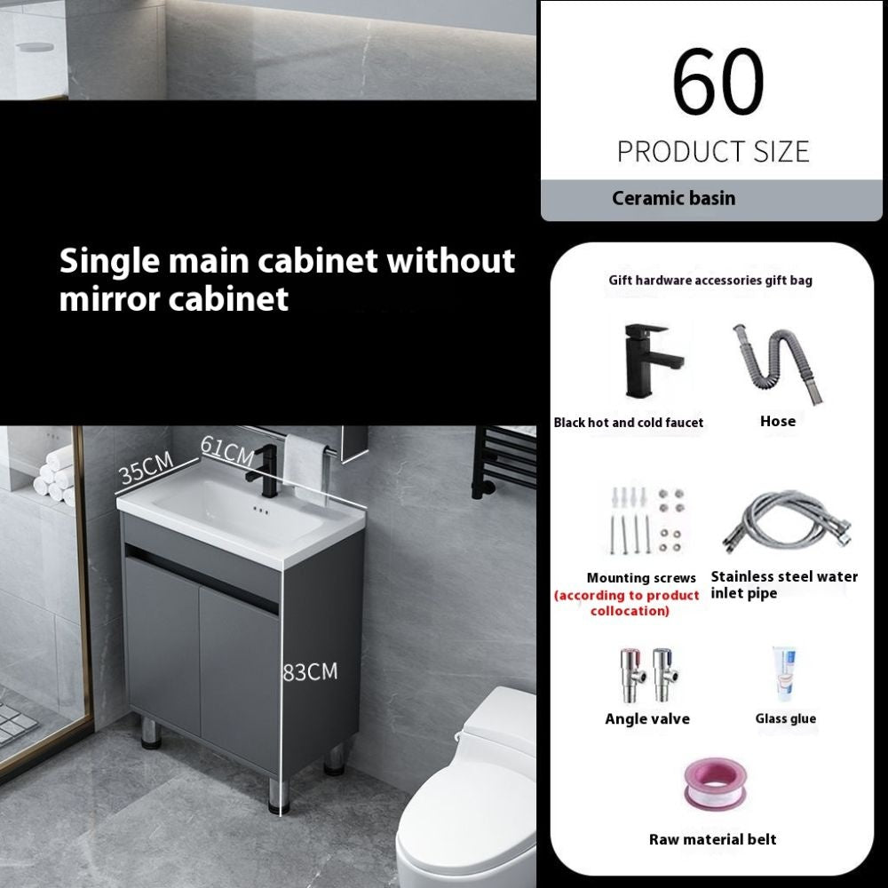 QW- Kabinet simpanan paling sempit Cermin pintar di bilik mandi Set sinki bilik mandi 