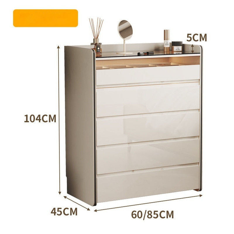 Light Luxury Chest of Drawers, Bedroom Dressing Table, Cosmetic Bed Storage Cabinet, Tail Cabinet