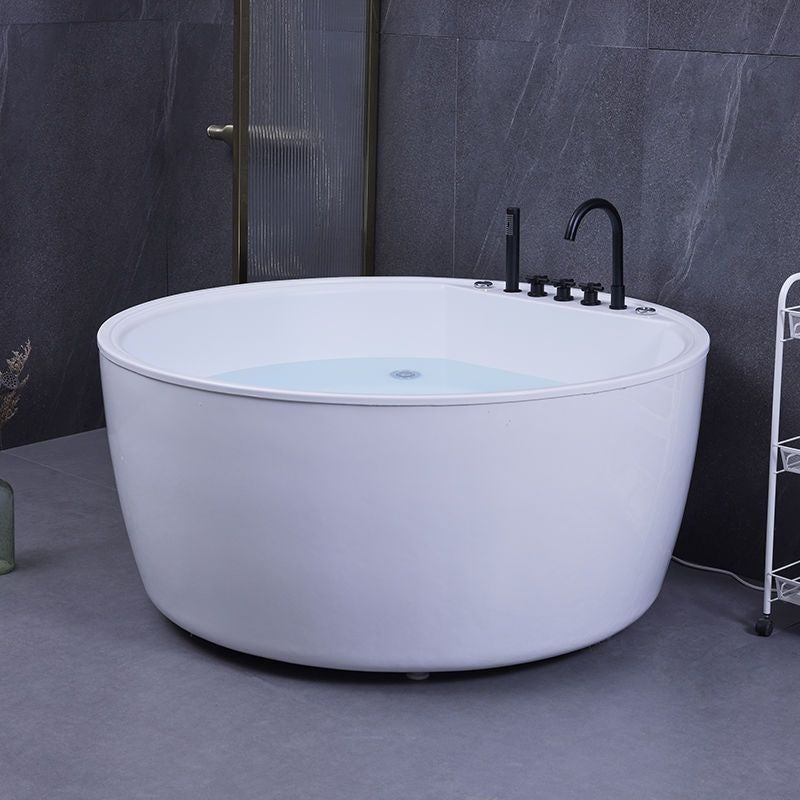 QW- Round Acrylic Bathtub, Surfing Bathtub