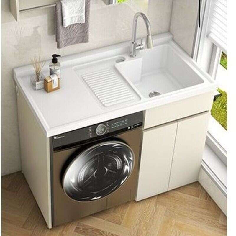 Set Singki Bilik Mandi Kabinet Penyimpanan QW- dengan Paip 