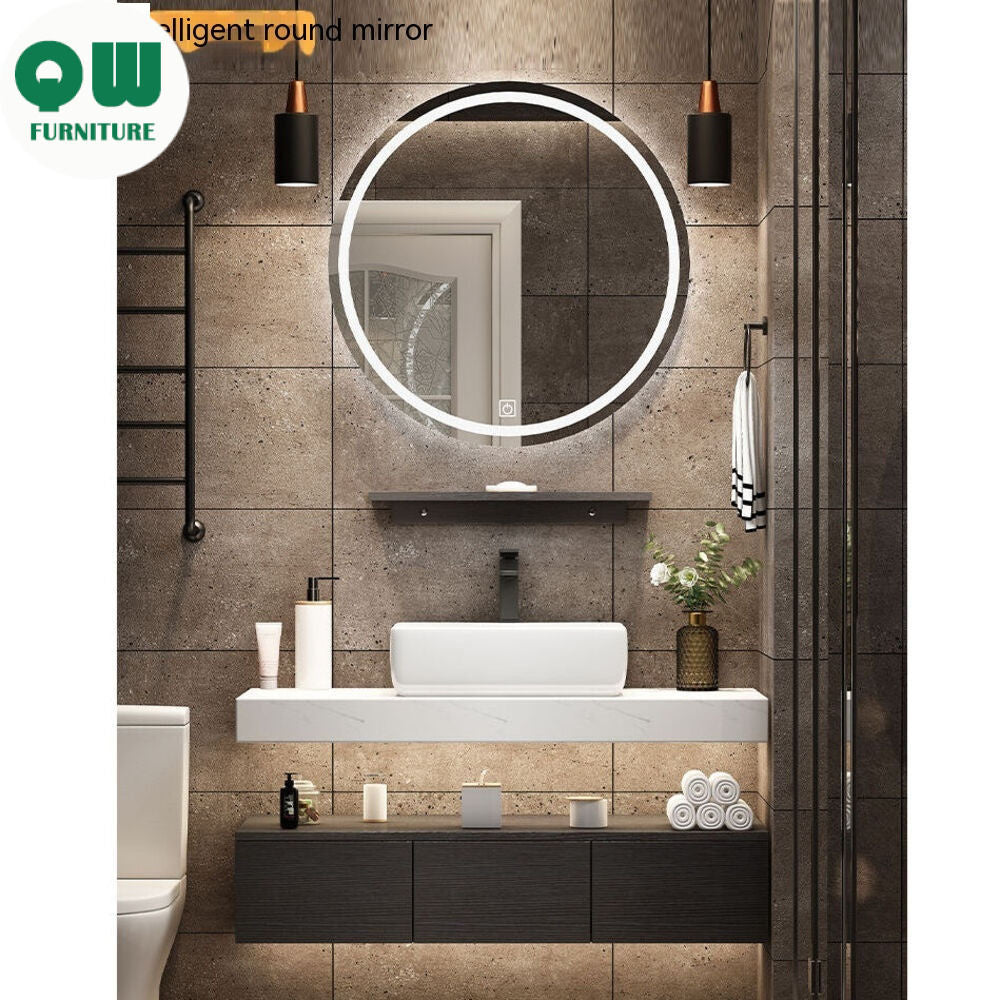 Set Singki QW- Kabinet Penyimpanan Bilik Mandi Cermin Pintar 