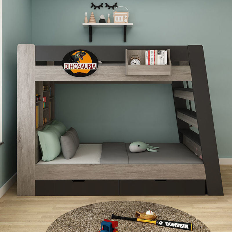 Nordic Creative High Low Mother Up and Children's Two-layer Bed Down 1.2 / 1.5 Meters