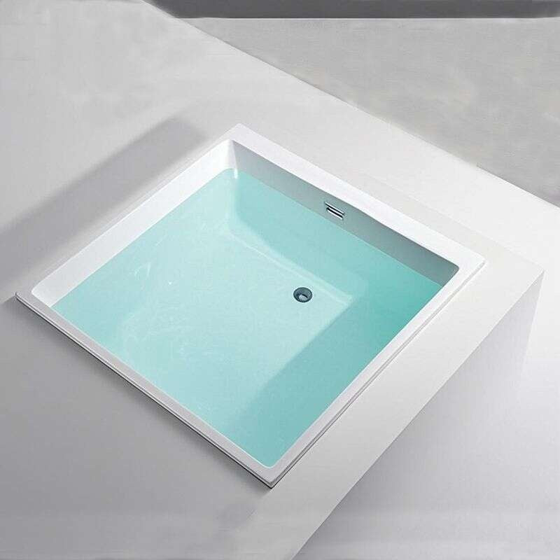 Tab mandi akrilik terbenam QW- Terbenam Tab mandi akrilik terbenam untuk kegunaan rumah