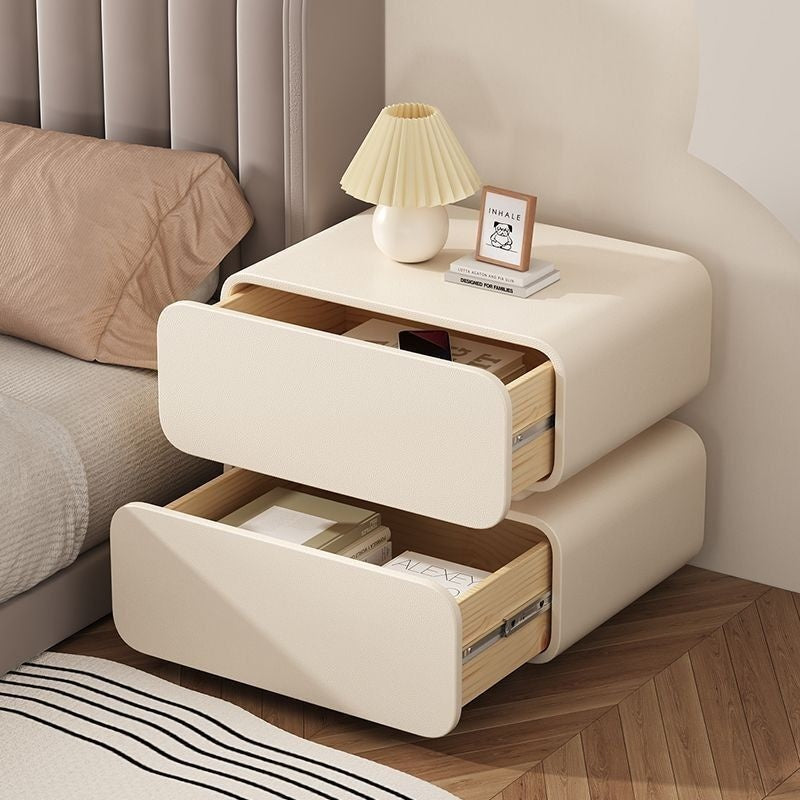 Table, Simple Modern Solid Wood Headboard Household Bed Storage Cabinet, Small Bedside Cabinet for Bedroom