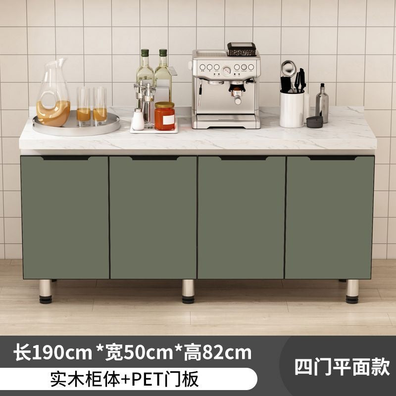 QW- Kabinet dapur, meja kerja pulau, kabinet simpanan dapur 