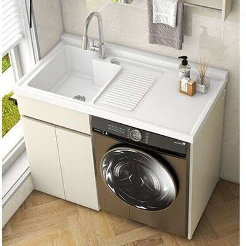 Set Singki Bilik Mandi Kabinet Penyimpanan QW- dengan Paip 