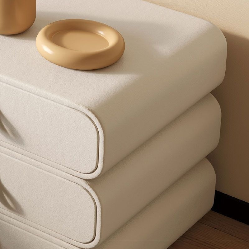 Bedside modern simple bedroom cabinet, French style storage cabinet