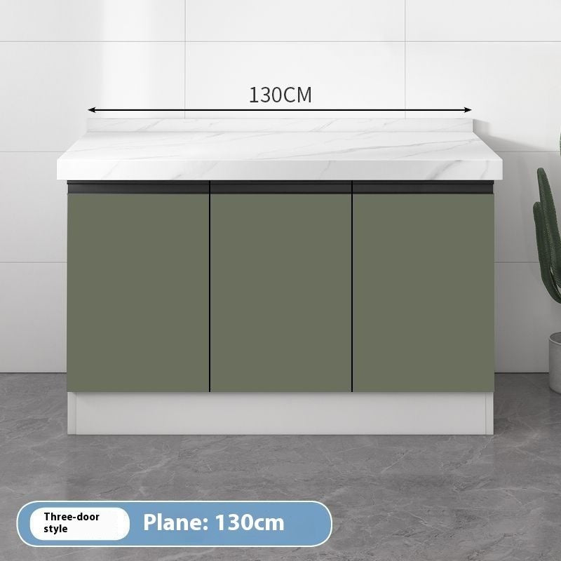 QW- Kabinet simpanan dapur, meja kerja dengan sinki