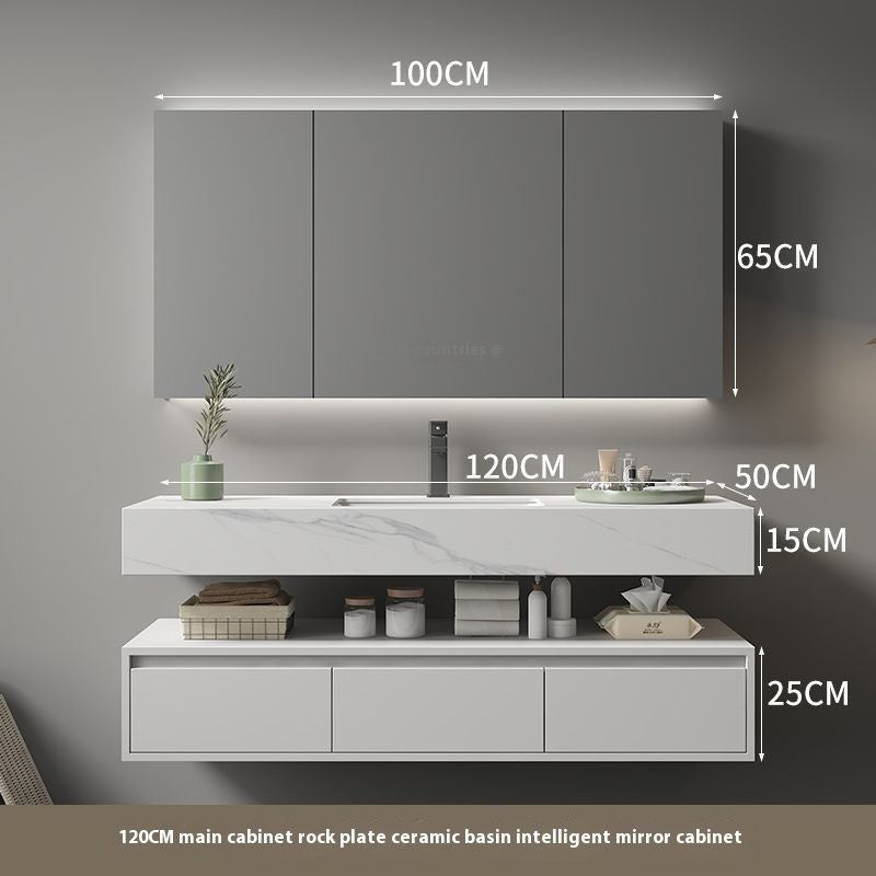 QW- Smart Mirror for Storage Cabinet Bathroom Sink Set