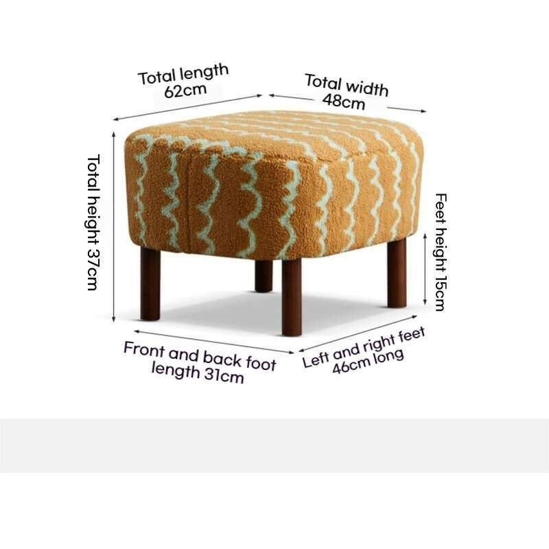 Simple Design Vintage Feeling Single Leisure Chair Sheepskin Jacquard Living Room Balcony Lazy Sofa