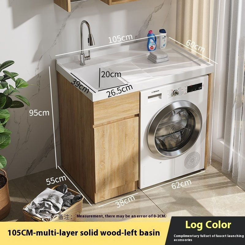 QW- Bathroom cabinet and bathroom sink set