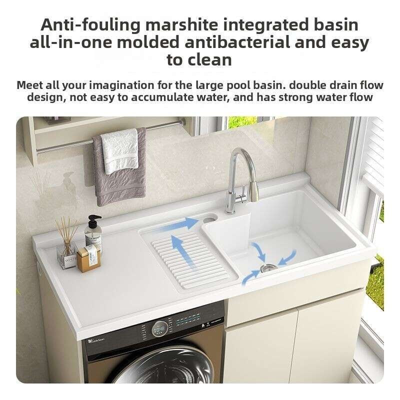 Set Singki Bilik Mandi Kabinet Penyimpanan QW- dengan Paip 
