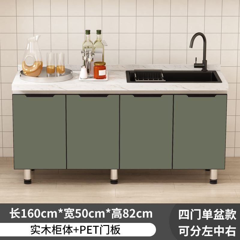 QW- Kabinet dapur, meja kerja pulau, kabinet simpanan dapur 