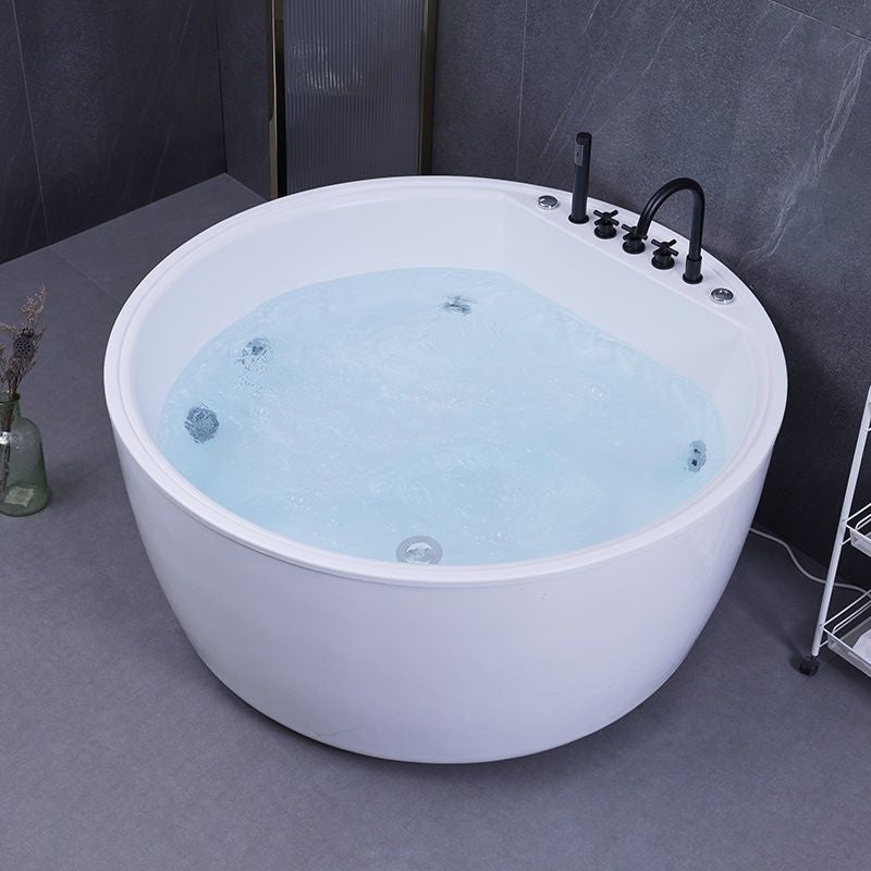 QW- Round Acrylic Bathtub, Surfing Bathtub