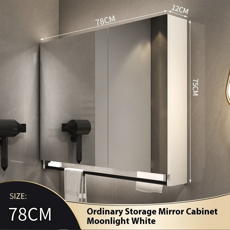 QW- Made of Real Wood Smart Mirror in the Bathroom Storage Cabinet