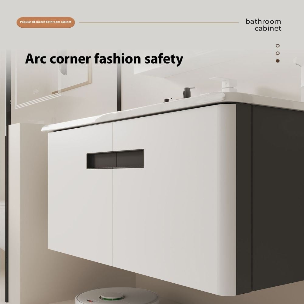 Aluminium aloi QW membuat kabinet simpanan untuk bilik mandi, kabinet cermin dan set sinki. 